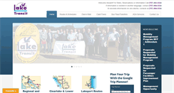 Desktop Screenshot of laketransit.org